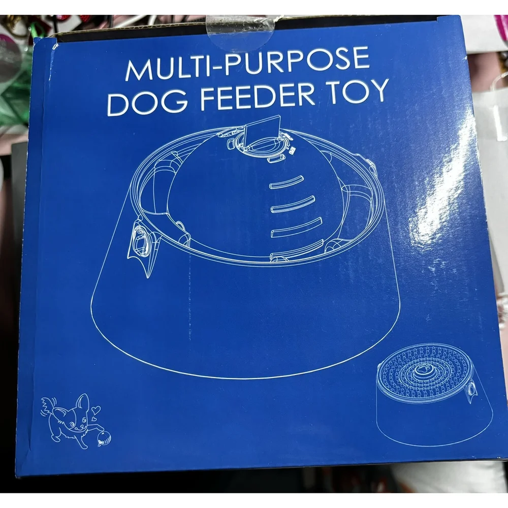 Multi Purpose Dog Feeder Toy For Slow Feeding Animal Training New NIB